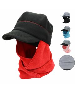 Winter Warm Hat Men Women Windproof Cap With Scarf Add Wool Cap Female Hat Outdoor Riding Ski Fishing Hoods Mask Bonnet