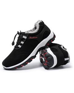 TENGOO Fleece Trekking Sneakers Men Comfortable Warm Running Shoes Cycling Sport Climbing Athletic Shoes