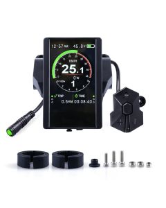 BAFANG P850C Colorful Screen Display USB Charging Electric Bike Instrument Speedometer For Bafang Electric Bicycle Mid Motor Kit