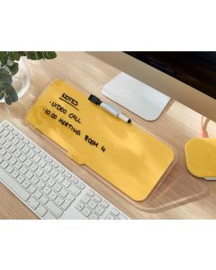 Leitz Cosy Glass Desk Notepad Warm Yellow 52690019