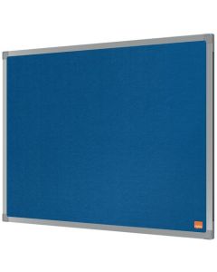 Nobo Essence Blue Felt Noticeboard Aluminium Frame 600x450mm 1915201