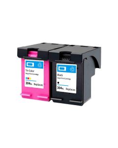 Colorpro New Version 304XL Ink Cartridge Compatible for HP DESKJET 3720 3721 3723 3724 3730 Printer