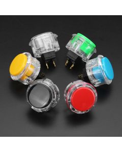 24mm Black Red Yellow Blue Green White Push Button for Arcade Game Console Controller DIY
