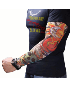 Men Women Nylon Tattoo Arm Sleeves Elastic Cool UV Sun Protection Cycling Fishing Climbing