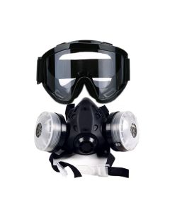 DEWBest 9578 Anti - Whitening Half Mask Anti With HS699 Impact Goggles Set