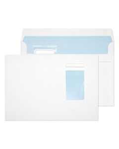 Blake Purely Everyday Wallet Envelope C5 Self Seal Window 100gsm White (Pack 500) - 6805PW