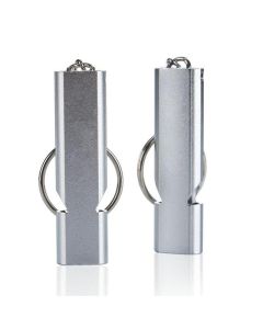 2pcs Emergency Whistle Aluminum Survival Lifeguard Whistle Lanyard Keychain For Outdoor Camping Boating Hunting Fishing