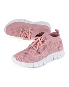 NIS Women Breathable Air Mesh Sneakers Lace Up Sock Shoes Sport Tennis Trainers