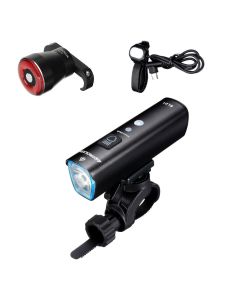 Astrolux Bike Light Set with SL01 1000lm Smart Vibration Sensing Headlight Front Lamp and SM10 Smart Brake Sensing Bicycle Taillight