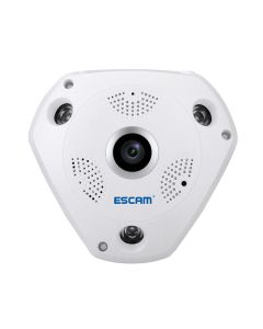 ESCAM Shark QP180 960P IP WiFi Camera 360 Degree Fisheye Panoramic Infrared Support VR Camera