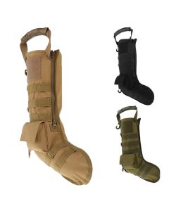 MOLLE Christmas Grandfather Santa Socks Bag Military Tactical Bag Outdoor Hunting Storage Bag Case