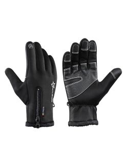 ROCKBROS Cycling Bicycle Thermal Gloves Warmproof Winter Warm Glove Antislip Waterproof Sports Glove