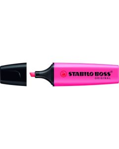 STABILO BOSS ORIGINAL Highlighter Chisel Tip 2-5mm Line Assorted Colours (Wallet 4) - 70/4