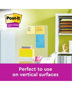 Post-it Notes 102x152mm 100 Sheets Ruled Rainbow Colours (Pack 6) 660N - 7100172324