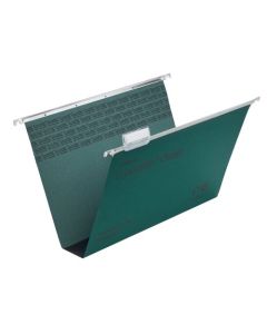 Rexel Crystalfile Classic Foolscap Suspension File Manilla 50mm Green (Pack 50) 71750