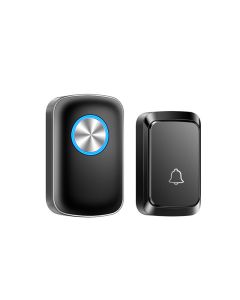 A28 One-to-one Wireless Doorbell 5 Levels Volume Adjustable Built-in 60 Songs Waterproof Remote Pager Intelligent Music Doorbell