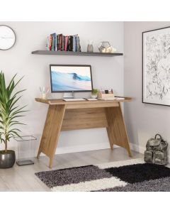 Towson Trestle Home Office Desk W1200 x D550 x H774mm Beaufort Oak - 7700001