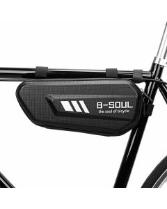 B-SOUL Bicycle Triangle Bag Waterproof Hard Shell Large Capacity Mountain Road Bike MTB Top Front Bag