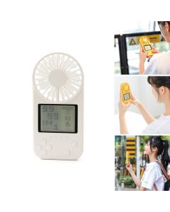 Mini Handheld Cooling Fan Multifunction 26 Modes Games Console USB Rechargeable 3 Modes Pocket Neck Hanging Fan Home Office Camping Travel