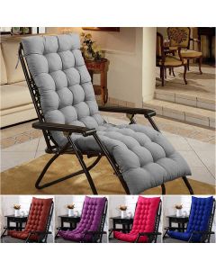 48*155CM Thickened Chair Cushion Double-Sided Available Foldable Rocking Chair Upholstery Outdoor Camping Beach Chairs Sun Seats