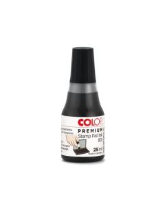 Colop 801 (25ml) High Quality Water Based Stamp Pad Ink Black - 109748