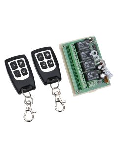 Geekcreit 12V 4CH Channel 433Mhz Wireless Remote Control Switch With 2 Transmitter