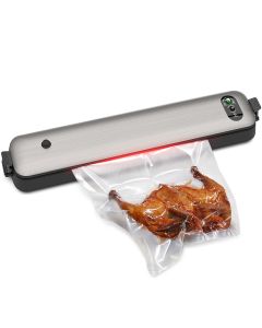 Household Vacuum Sealer Machine Seal Meal Food Vacuum Sealer System with 15 Free Bags One Touch Control Short Seal Time Low Noise