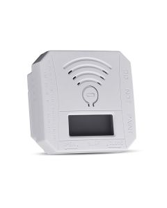 Mini Square Smoke Detector Carbon Monoxide Detection LED Density Display Sound Light Alarm High Sensitivity Alarm Device for Home Safety Prevention