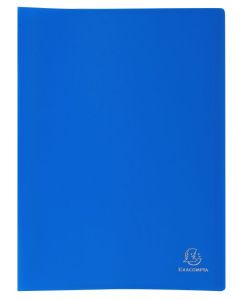Exacompta A4 Display Book Soft Eco Polypropylene 20 Pocket Blue - 8522E