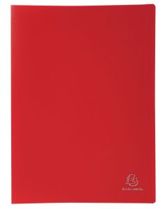 Exacompta A4 Display Book Soft Eco Polypropylene 20 Pocket Red - 8525E