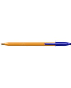Bic Orange Ballpoint Pen 0.8mm Tip 0.30mm Line Blue (Pack 20) - 1199110111