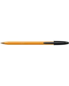 Bic Orange Ballpoint Pen 0.8mm Tip 0.30mm Line Black (Pack 20) - 1199110114