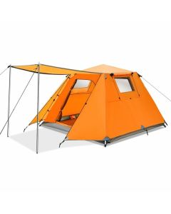 Tooca 4-Persons Camping Tent 3 Colors Double Instant Set Waterproof Outdoor Sun Shade Shelters Beach Backpacking Hiking