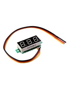 20pcs 0.28 Inch Three-wire 0-100V Digital Red Display DC Voltmeter Adjustable Voltage Meter
