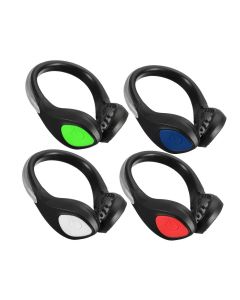 OUTERDO 1Pair LED Luminous Shoe Clip Light Outdoor Bicycle Sports Safety Night Warn Lamp for Safety Taillight