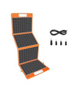 [US Direct] FlashFish 18V 100W Foldable Solar Panel Emergency Solar Charger With PD Type-c QC3.0 for Phones Tablets Camping Van RV Trip Power Outage