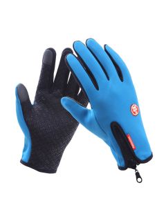 GOLOVEJOY 1 Pair Unisex Waterproof Winter Warm Cycling Gloves Touch Screen for Driving Hiking Skiing Gloves