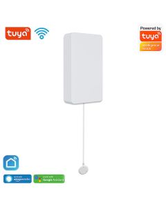 Tuya Smart WiFi Water Flood Sensor 2.4GHz Smart Home Wireless APP Remote Control Alarm Push Notification Water Leakage Overflow Detector Compatible With Alexa Google Home