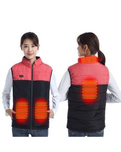 Women's Smart Electric Vest Four Zone Heating Warm Windproof Winter Lightweight Heated Vest