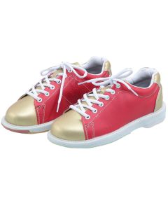 Newly Fashion Women Red Bowling Shoes Leather Shoes Casual Sport Mixed Color Shoes Sneakers