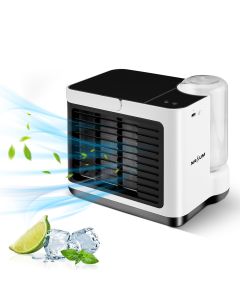 3-in-1 Mini Air Cooler USB Portable Air-Conditioning 20000mAh Battery Life 3 Wind Speed Air Conditioner for Office Home Bedroom