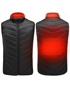 TENGOO HV-02 Unisex 2/9 Places Heating Vest 3-Gears Heated Jackets USB Electric Thermal Clothing Winter Warm Vest Outdoor Heat Coat Clothing