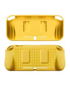 TPU Protective Case Shell Cover with Hand Grip for Nintendo Switch Lite Game Console Game Card Storage Slots