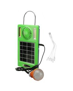 4-in-1 750lm Camping Light COB Work Light Solar Power Panel Fan Power Bank EDC Outdoor Travel