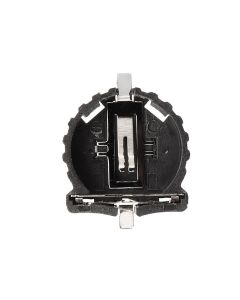 3pcs CR1220 Battery Holder Patch Button Battery Cell Sockets Case Black Plastic Housing