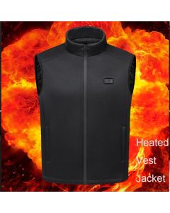 Electric Heating Vest Jackets for Men Women Black Plus Size M-6XL Waistcoat Outdoor Thermal Heated Chaleco Tactico Skiing Hiking