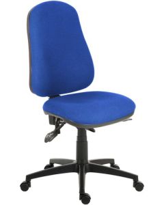 Ergo Comfort High Back Fabric Ergonomic Operator Office Chair without Arms Blue - 9500BLU