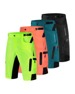 WOSAWE Men Baggy Cycling Shorts Reflective MTB Mountain Bike Bicycle Riding Trousers Water Resistant Loose Fit Shorts