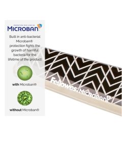 Fellowes Gel Keyboard Wrist Rest with Microban Protection Chevron 9653601
