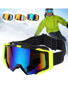 TYX76 Outdoor Skiing Skating Goggles Snowmobile Glasses Windproof Anti-Fog UV Protection For Men Wom